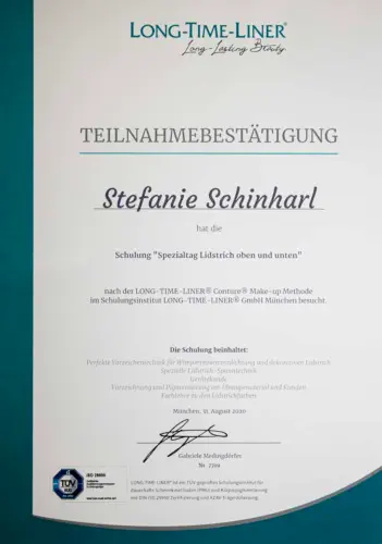 Beauty in Eight - Stefanie Schinharl - Long-Time-Liner